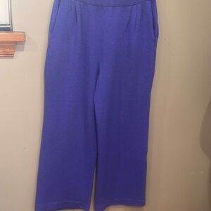 St. John Royal Blue Wide Leg Pants